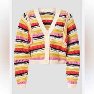 ba&sh Romy Reversible Cardigan Sweater